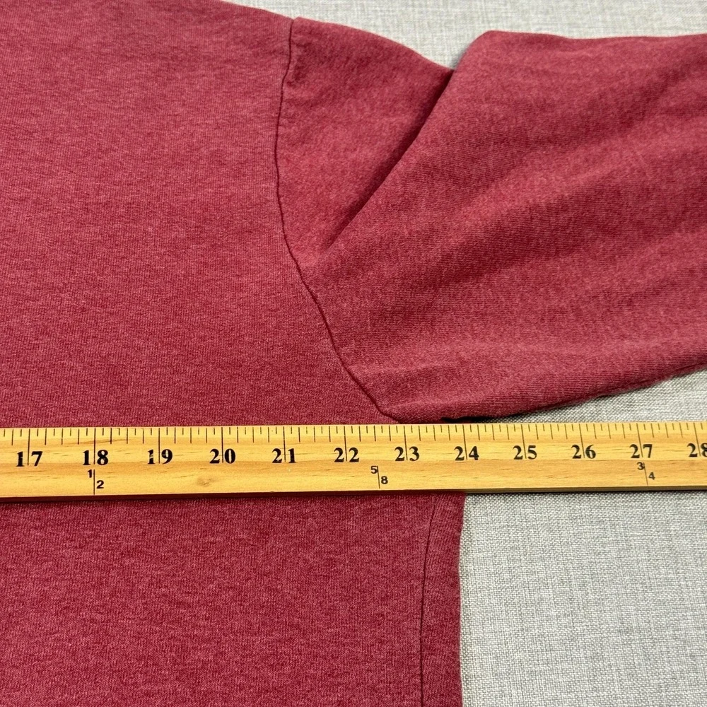 The North Face Fleece‎ Sweatshirt Mens L Red Pullover Graphic Fine Alpine Logo